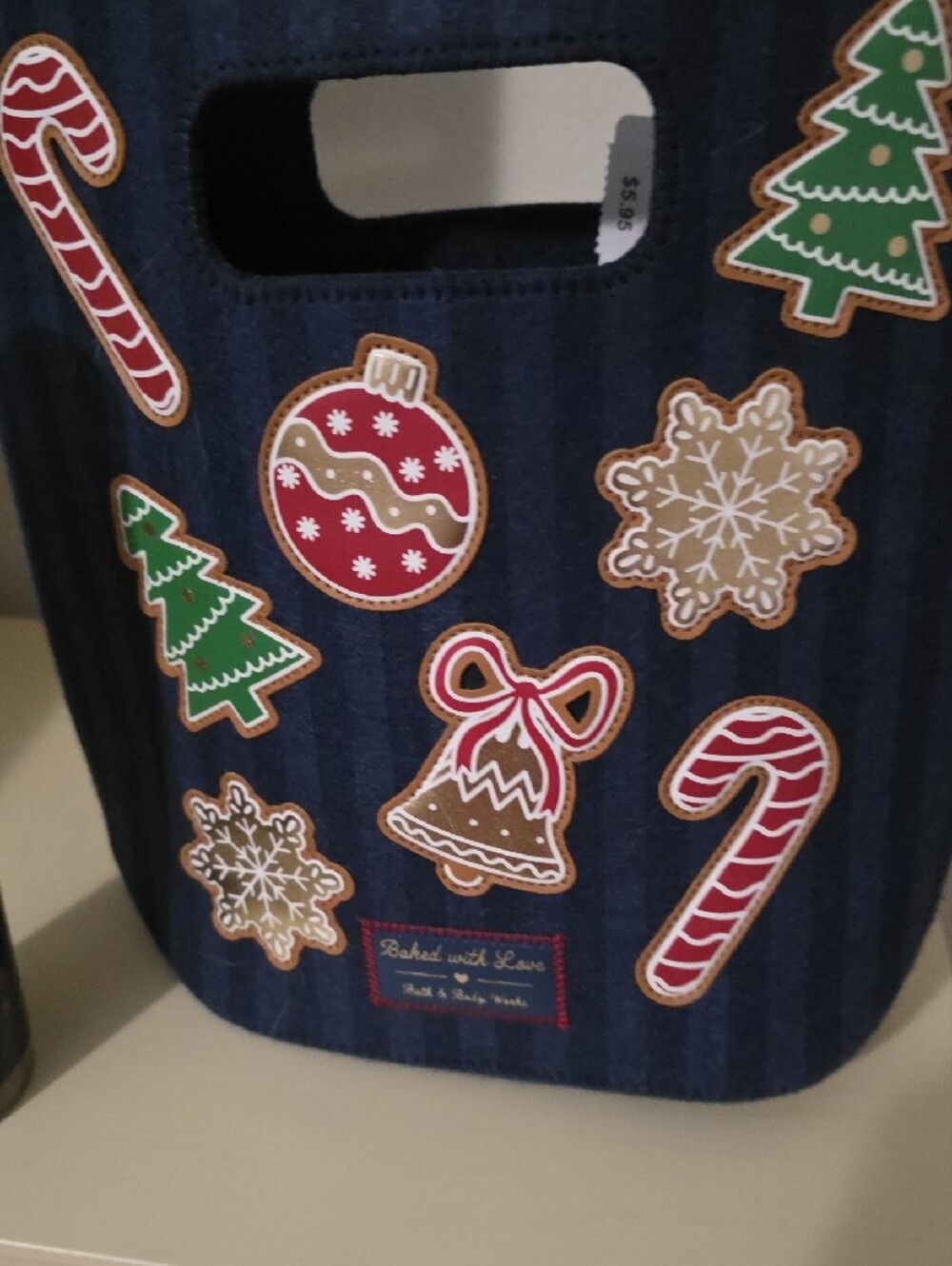 NWT Bath & Body Works Holiday Canvas Tote with Body and Hair Mist - Picture 6 of 9